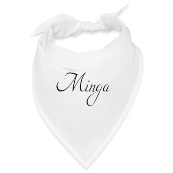Minga München Maske Bayern - Bandana - Weiß - Vorne