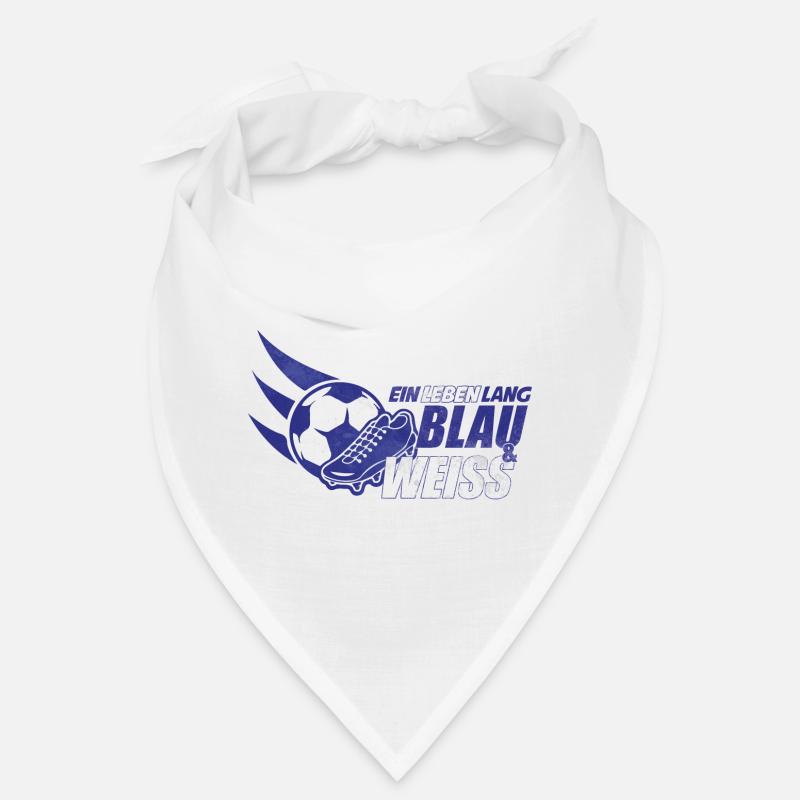 Bleu & blanc une idée cadeau à vie Bandana