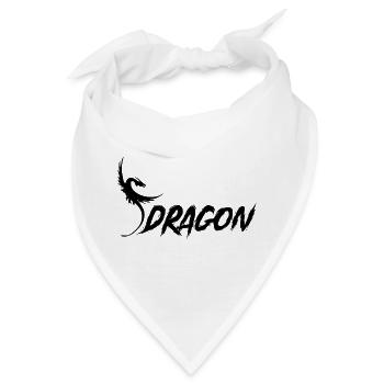 Dragon - Drache - Bandana - Weiß - Vorne
