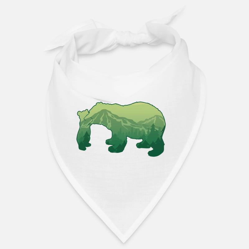 Bear And Cub Mountain Bear Animal Lover Gift Bandana