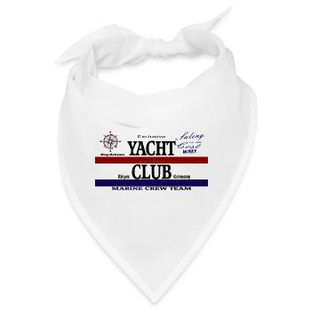 Kap Arkona Yacht Club-Design - Bandana - Weiß - Vorne