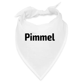 Pimmel Schwanz Männer Humor Satire Sarkasmus Witz - Bandana - Weiß - Vorne