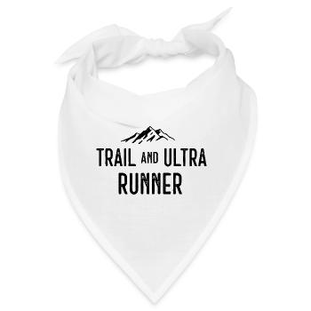 Trail und Ultra Runner - Bandana - Weiß - Vorne