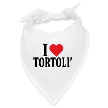 T-Shirt Io amo Tortolì T-Shirt Sardinien - Bandana - Weiß - Vorne