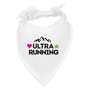 Ultra Running – Meine Liebe - Bandana - Weiß - Vorne