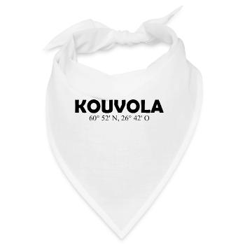 Kouvola - Finland - Coordinates Longitude Latitude - Bandana - Weiß - Vorne