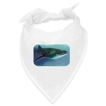 Walhai whale shark - Bandana - Weiß - Vorne