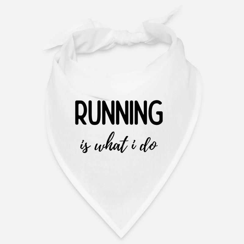 Courir, c’est ce que je fais - Bandana - blanc