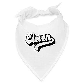 Elf 11. Geburtstag Kinder Jungen Mädchen 11 Jahre alt - Bandana - Weiß - Vorne