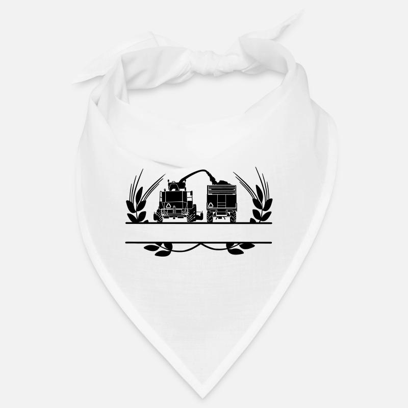Grain logo Déchiqueteuse couronne de laurier Bandana