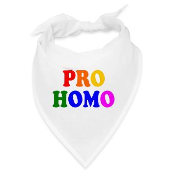 Pro homo - Bandana - Weiß - Vorne