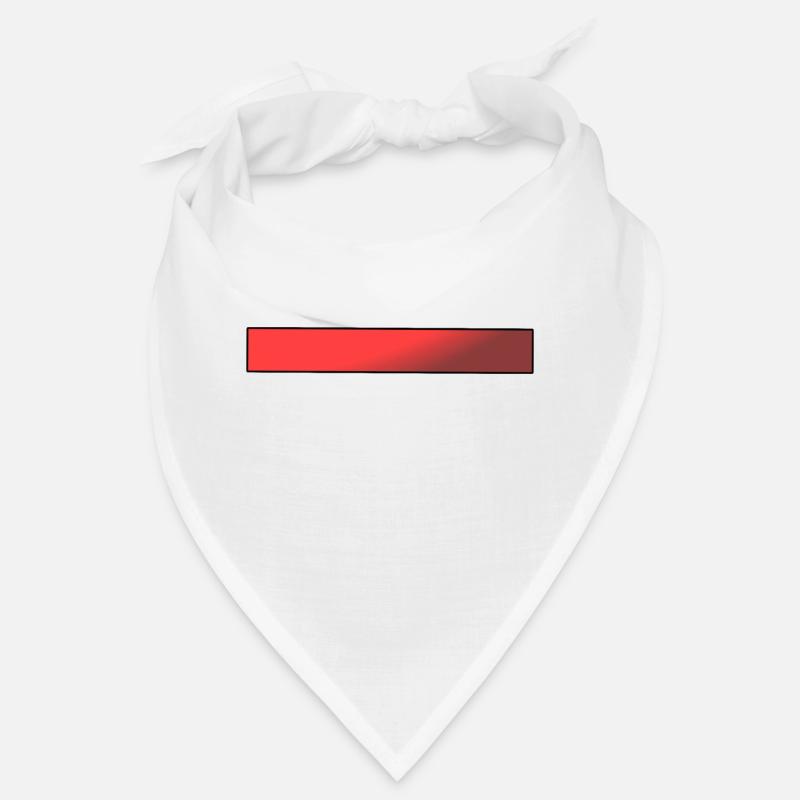 Red Bar Gradient Bandana