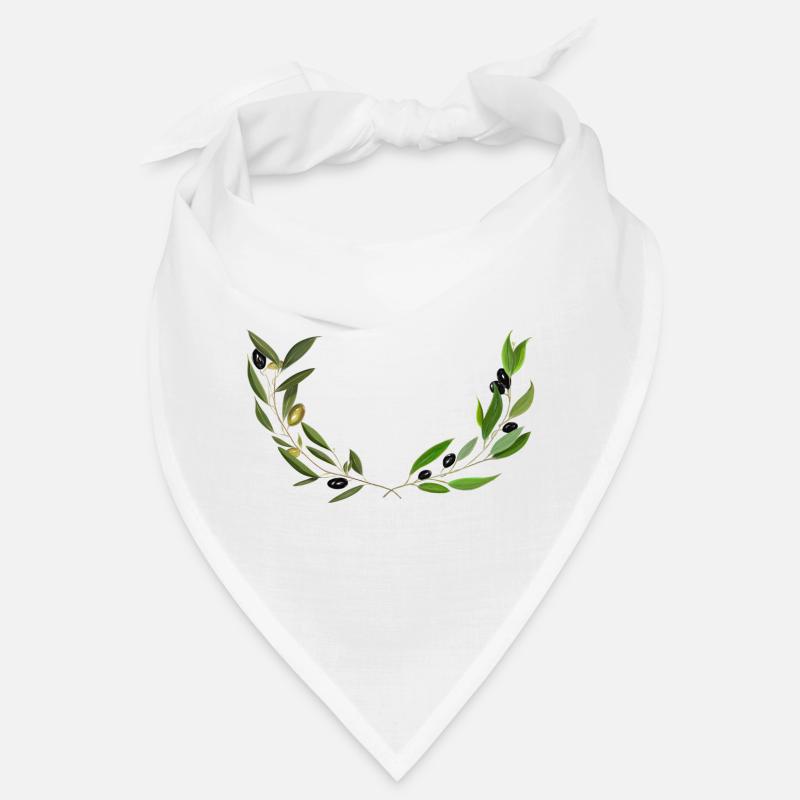 Branches d'olivier Marseille handmade Bandana
