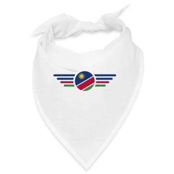 Ich liebe Namibia, Eleganz Stil Design T-Shirt - Bandana - Weiß - Vorne