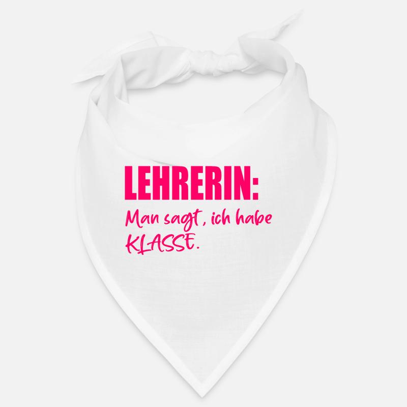 Lehrerin Sprüche KOMPLIMENTE Bandana