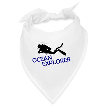 OCEAN EXPLORER - Bandana - Weiß - Vorne