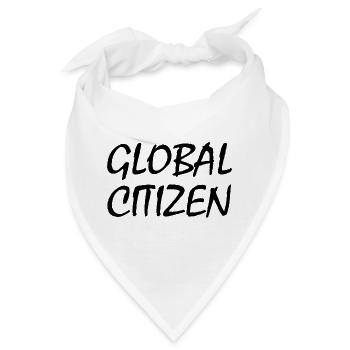 global citizen - Bandana - Weiß - Vorne