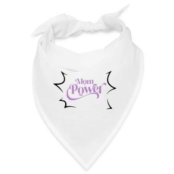 Mama-Macht - Bandana - Weiß - Vorne