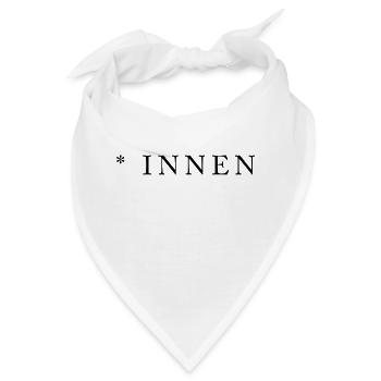 *Innen - Bandana - Weiß - Vorne