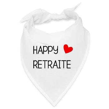 RUHESTAND. RUHESTAND. PENSIONIERT. RUHESTAND - Bandana - Weiß - Vorne