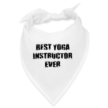 Bester Yoga Trainer - Bandana - Weiß - Vorne