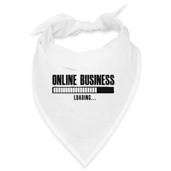 Online Business Loading Online Business Affiliate - Bandana - Weiß - Vorne