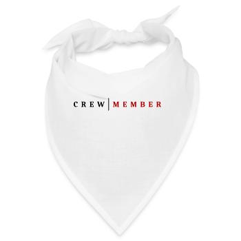 Crew Mitglied - Bandana - Weiß - Vorne