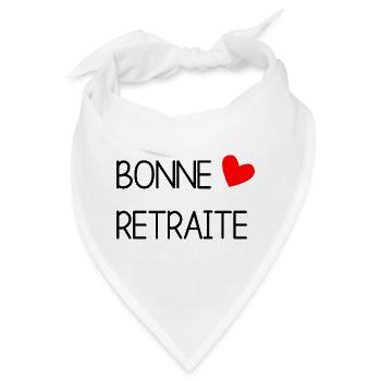 RUHESTAND. RUHESTAND. PENSIONIERT. RUHESTAND - Bandana - Weiß - Vorne