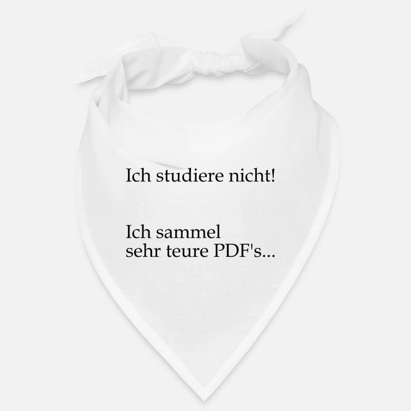 Unispruch "sehr teure PDFs" Geschenk, Studenten Bandana