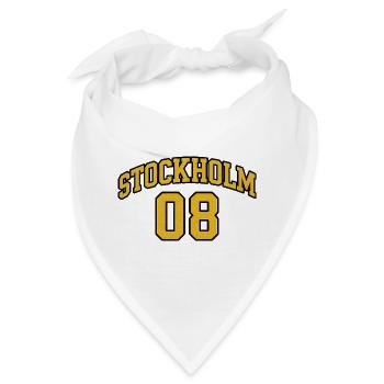 Stockholm 08 Retro Varsity - Bandana - Weiß - Vorne