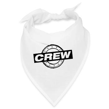 Crew Stempel - Bandana - Weiß - Vorne