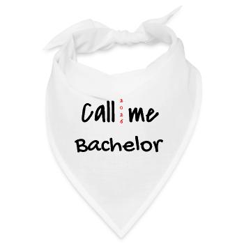 Bachelor Abschluss Promotion Sponsion 2026 - Bandana - Weiß - Vorne