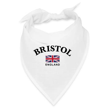 Bristol, England - Bandana - Weiß - Vorne