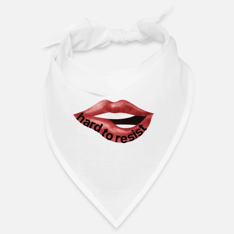 Difficile à résister – Déclaration confiante sur les lèvres Bandana