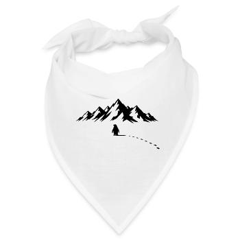 Pinguin Eisberg - Bandana - Weiß - Vorne