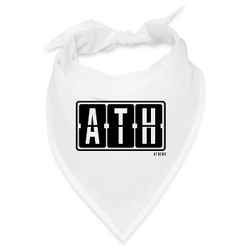 Athen ATH, City T-Shirtr Athens Souvenir - Bandana - Weiß - Vorne