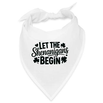 Lasst die Streiche beginnen - Bandana - Weiß - Vorne