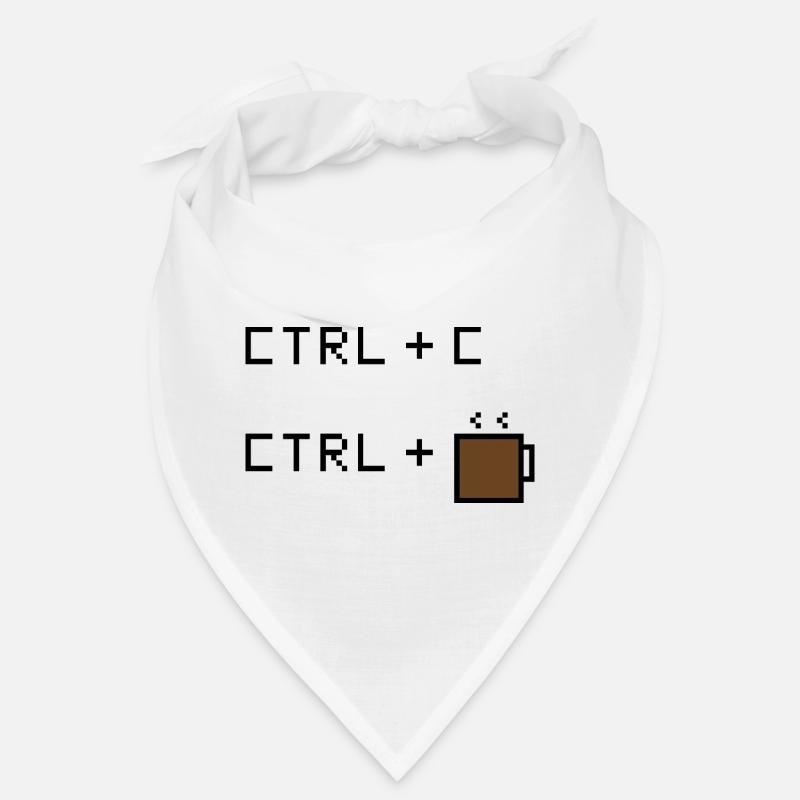 CTRL+C Coffee Edition - Retro Office Humor Bandana