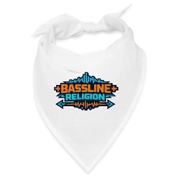 Bassline Religion Neon Logo - Bandana - Weiß - Vorne