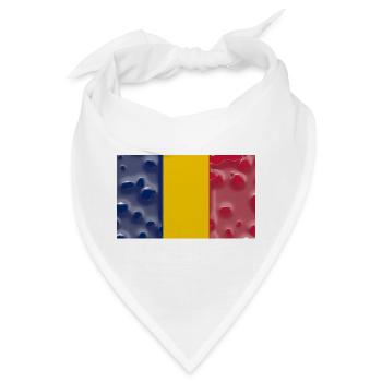 Geschenk für Tschad - Bandana - Weiß - Vorne