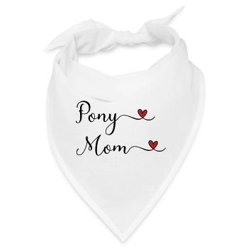 Pony Mama - Bandana - Weiß - Vorne