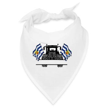 Zeeland_Tractor_Custom_Edition - Bandana - Weiß - Vorne