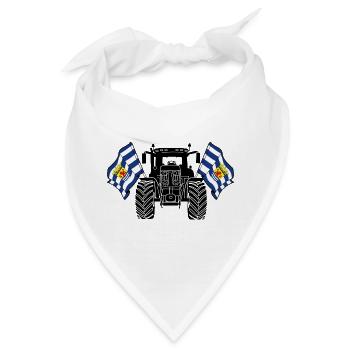 Zeeland_Tractor_Pride - Bandana - Weiß - Vorne