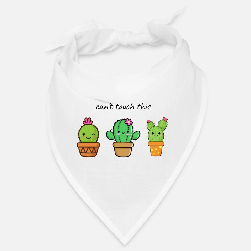 Mignons amis cactus dans le pot Bandana