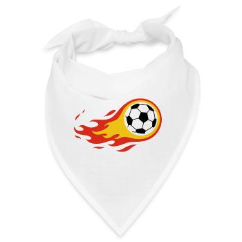 Fußball Deutschland Germany Komet Fanshirt - Bandana - Weiß - Vorne