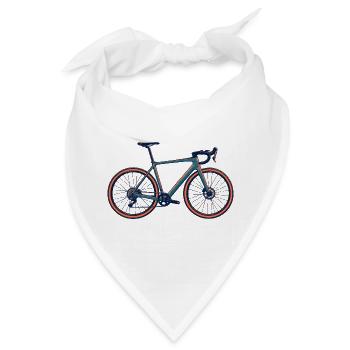 Rennrad Risograph - Bandana - Weiß - Vorne