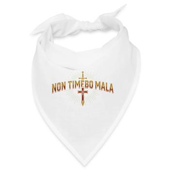 Non Timebo Mala - Bandana - Weiß - Vorne