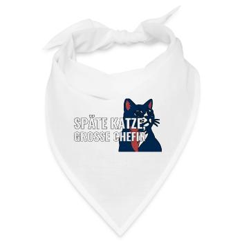 Geschenk zur Adoption einer älteren Katze - Bandana - Weiß - Vorne