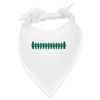 Gartenzaun picket fence - Bandana - Weiß - Vorne