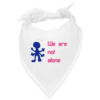 Außerirdischer - Bandana - Weiß - Vorne
